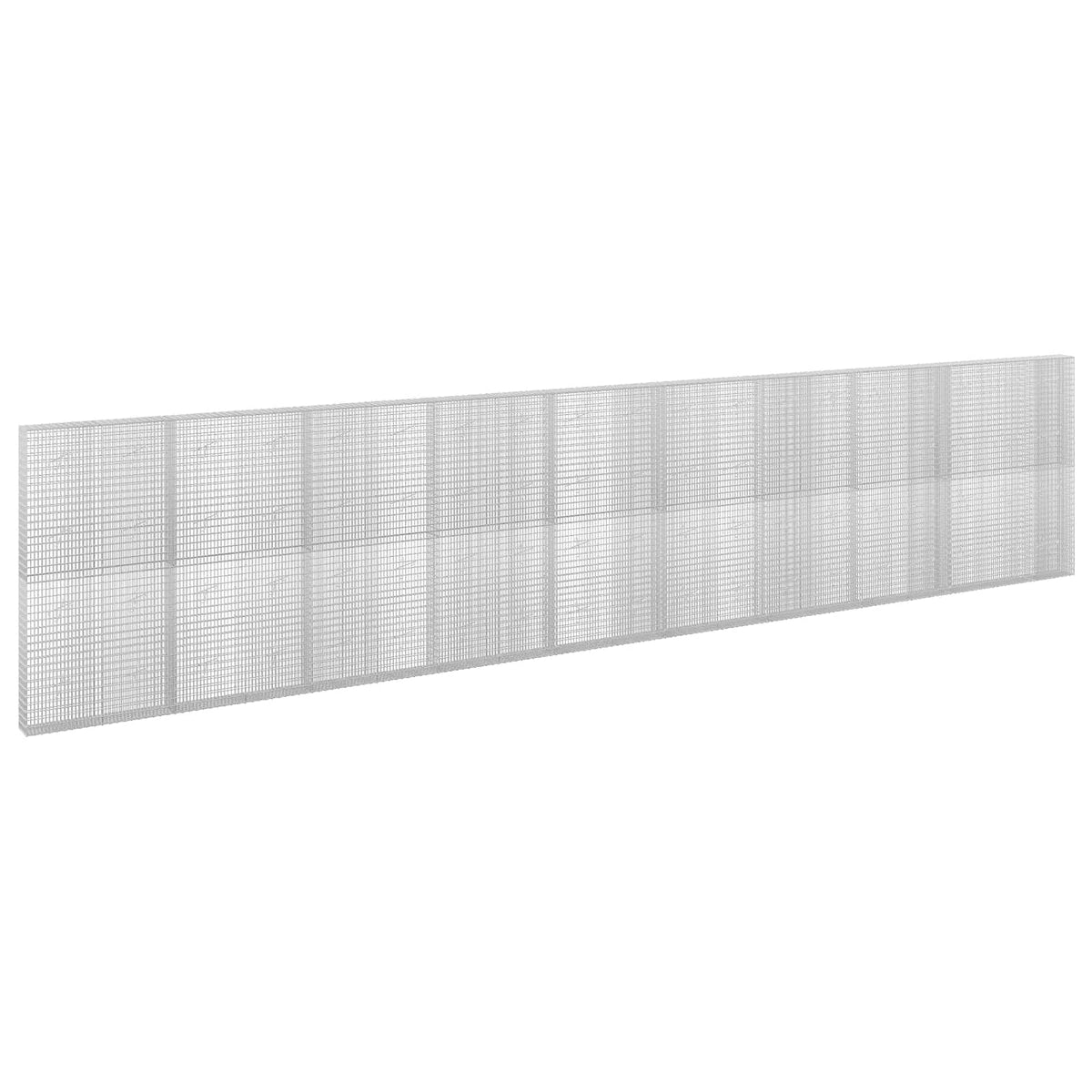 vidaXL Gabion z drutu 3,5 mm i siatką 5x2,5 cm 950x20x200 cm