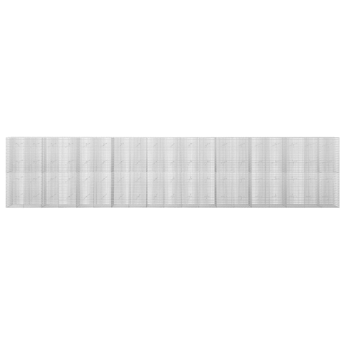 vidaXL Gabion z drutu 3,5 mm i siatką 5x2,5 cm 950x20x200 cm