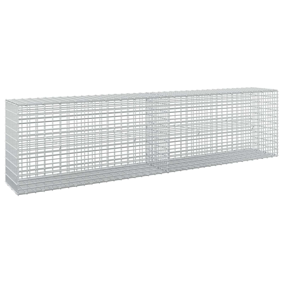 vidaXL Gabion z drutu 3,5 mm i siatką 5x2,5 cm 200x30x50 cm
