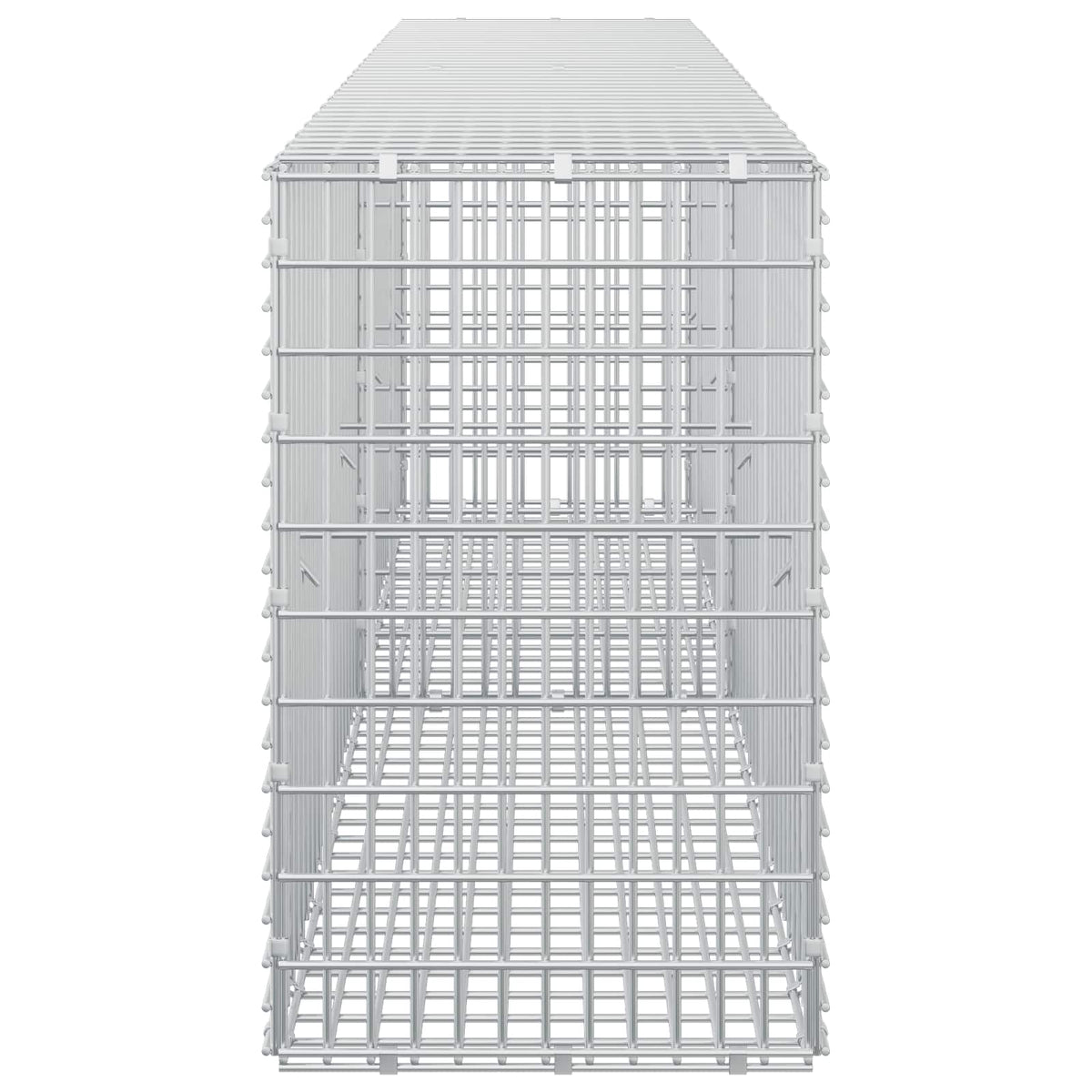 vidaXL Gabion z drutu 3,5 mm i siatką 5x2,5 cm 200x30x50 cm