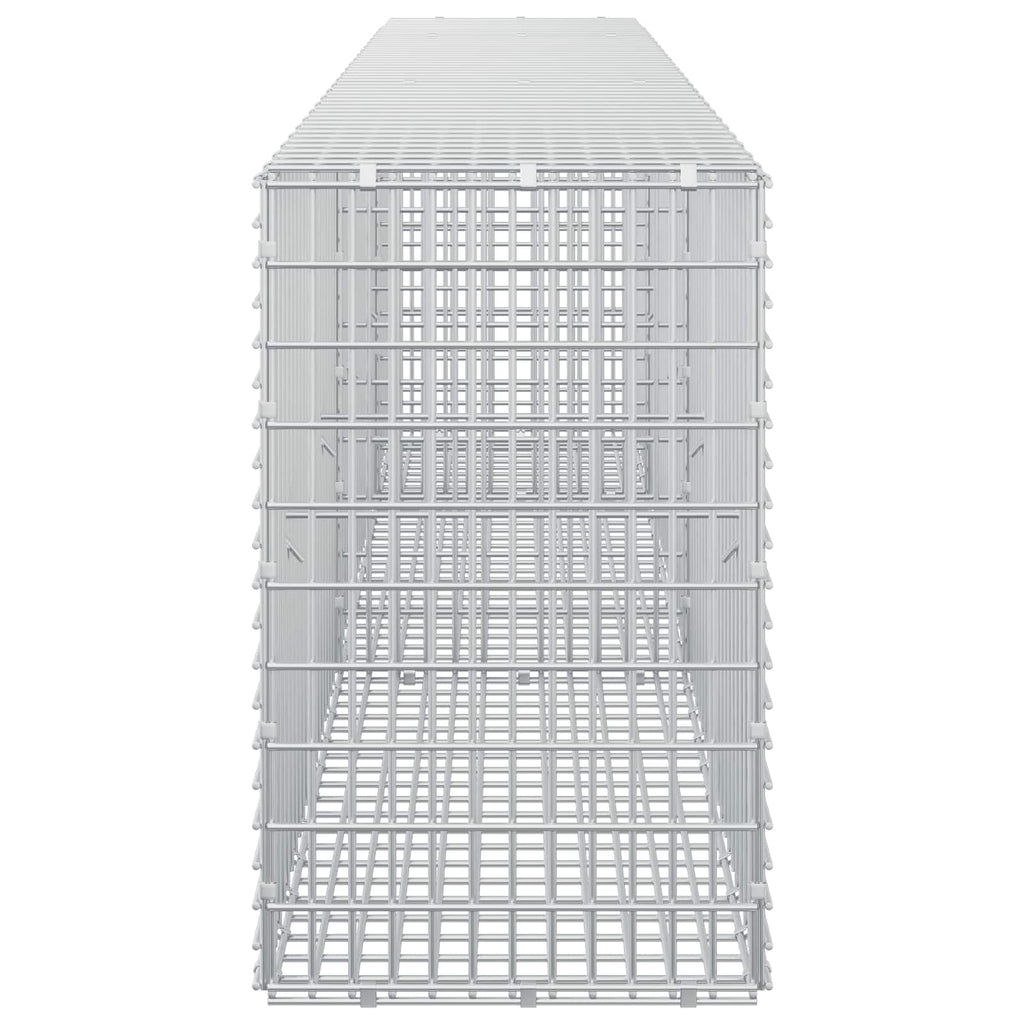 vidaXL Gabion z drutu 3,5 mm i siatką 5x2,5 cm 250x30x50 cm