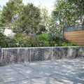 vidaXL Gabion z drutu 3,5 mm i siatką 5x2,5 cm 400x30x50 cm