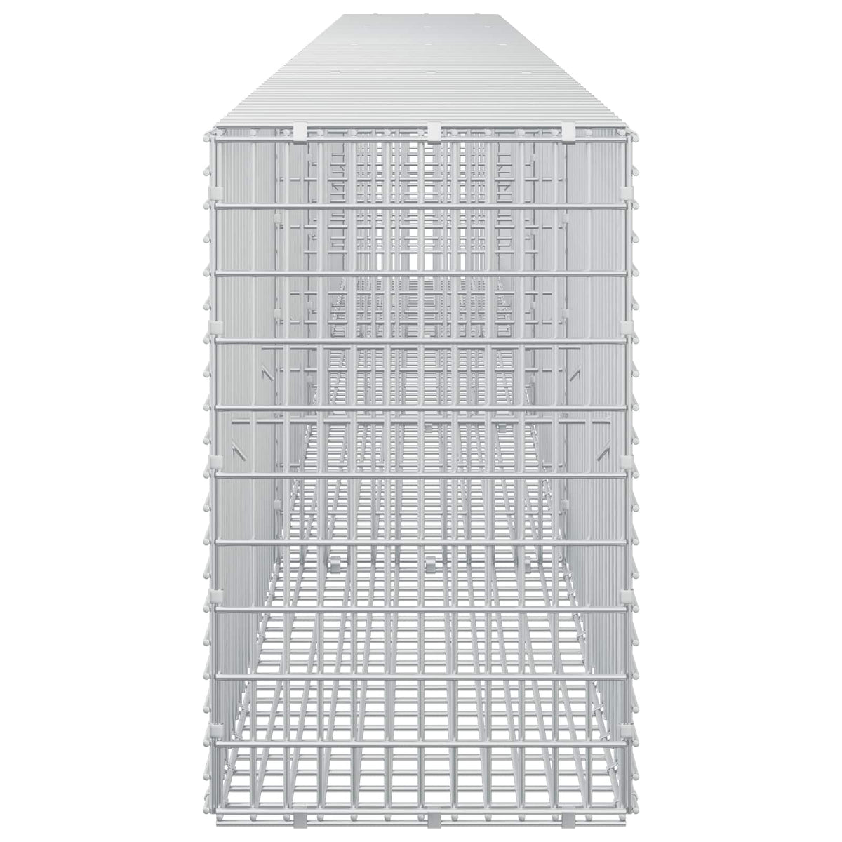 vidaXL Gabion z drutu 3,5 mm i siatką 5x2,5 cm 400x30x50 cm