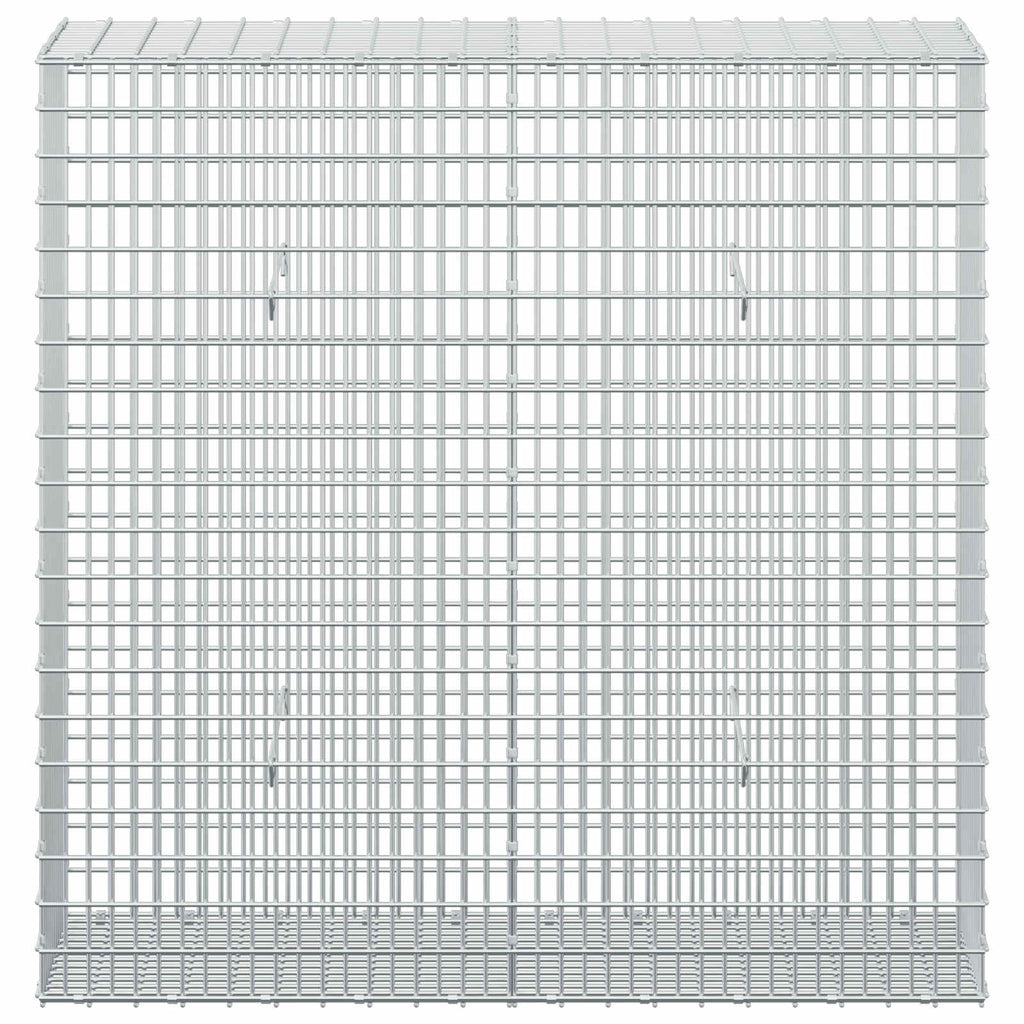 vidaXL Gabion z drutu 3,5 mm i siatką 5x2,5 cm 100x30x100 cm
