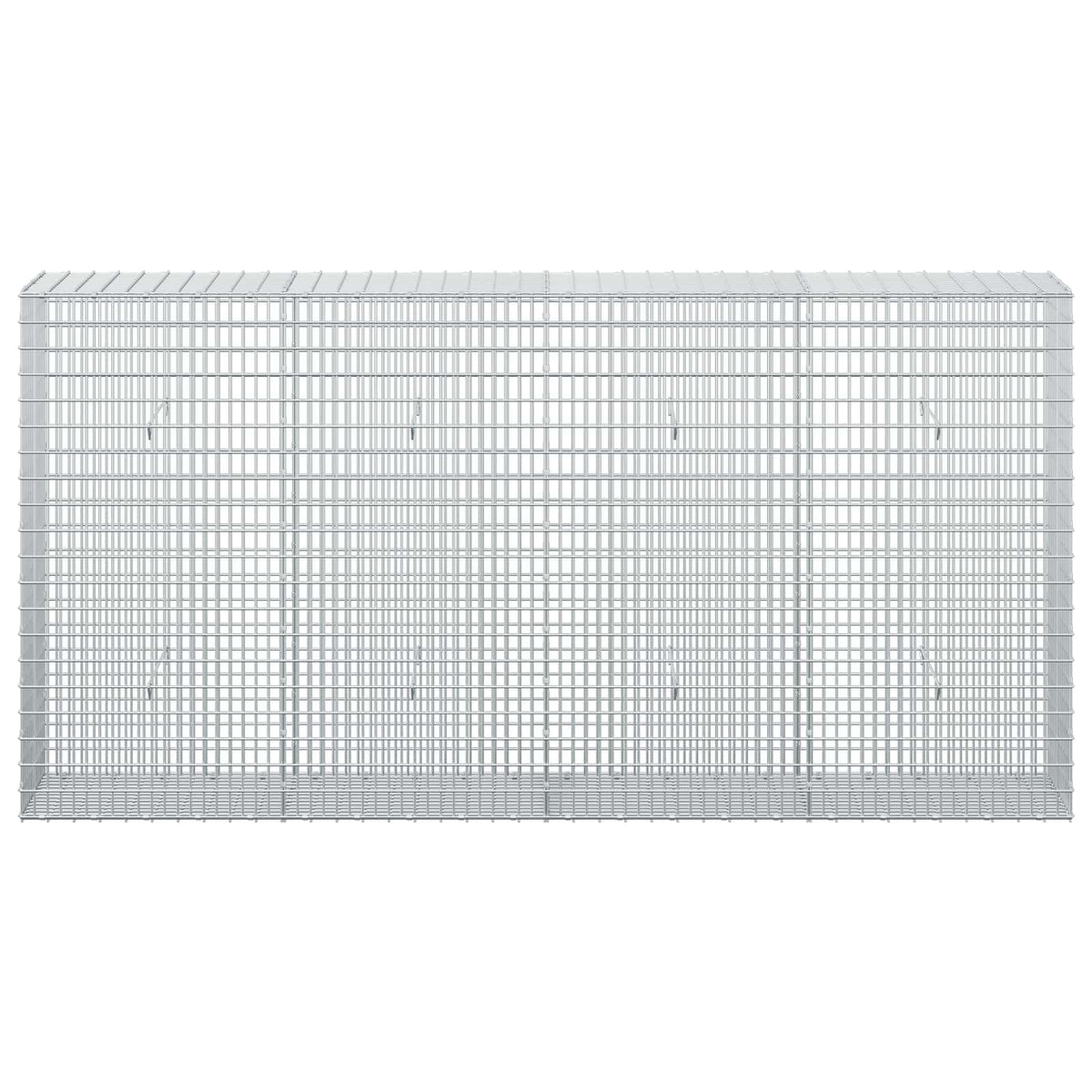 vidaXL Gabion z drutu 3,5 mm i siatką 5x2,5 cm 200x30x100 cm
