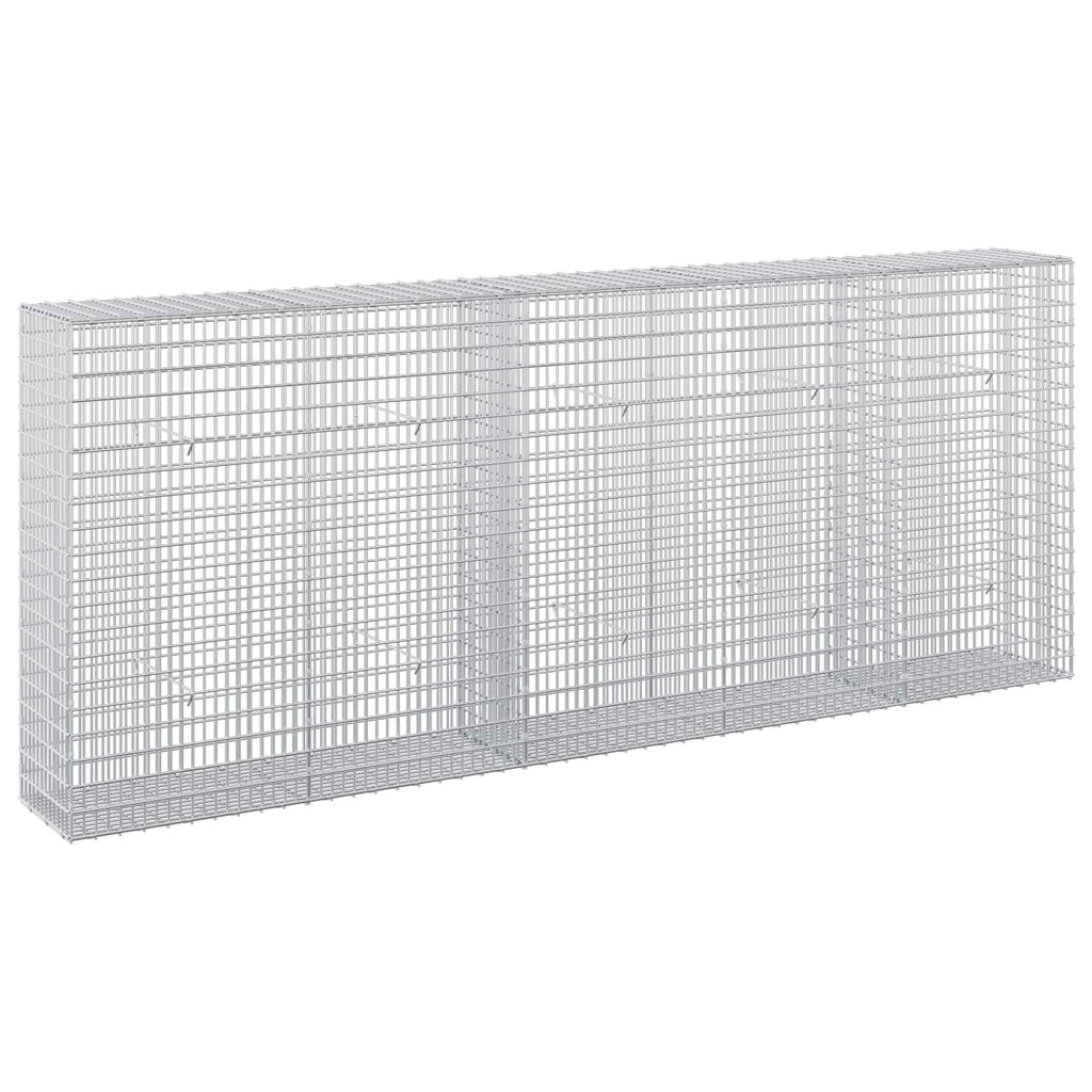 vidaXL Gabion z drutu 3,5 mm i siatką 5x2,5 cm 250x30x100 cm