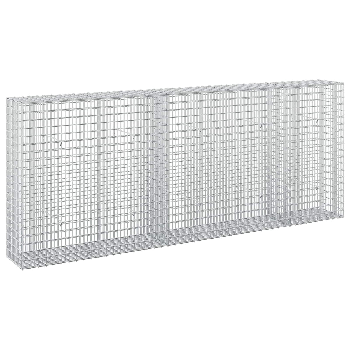 vidaXL Gabion z drutu 3,5 mm i siatką 5x2,5 cm 250x30x100 cm