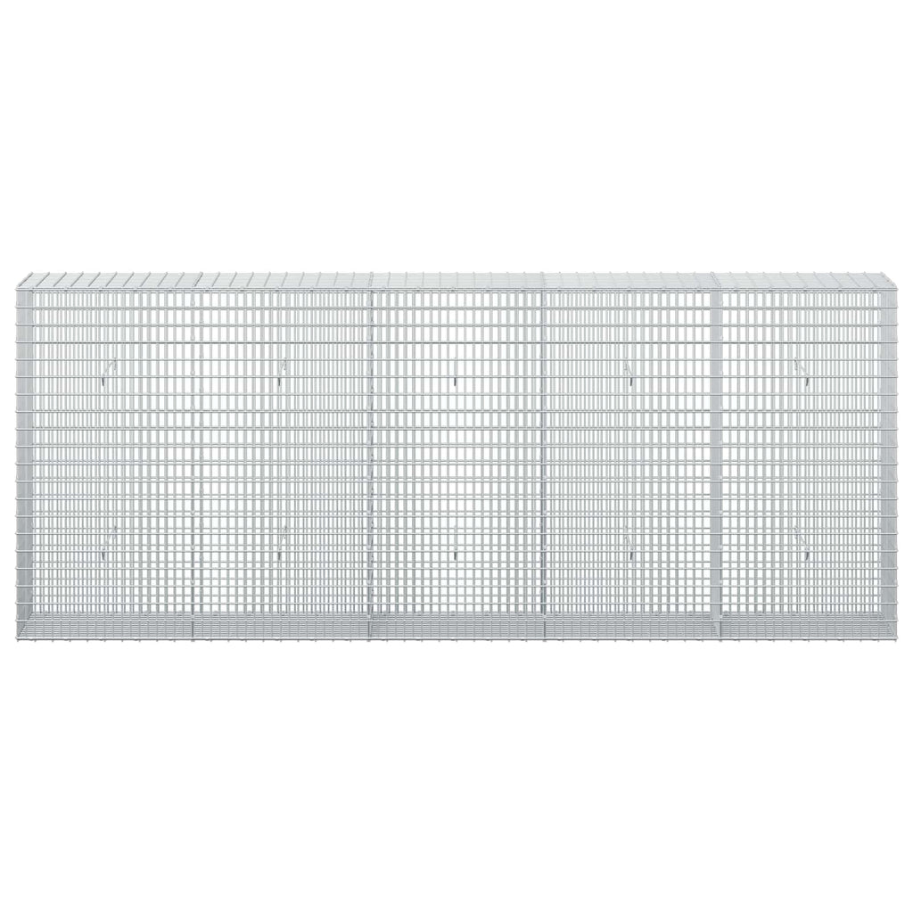 vidaXL Gabion z drutu 3,5 mm i siatką 5x2,5 cm 250x30x100 cm