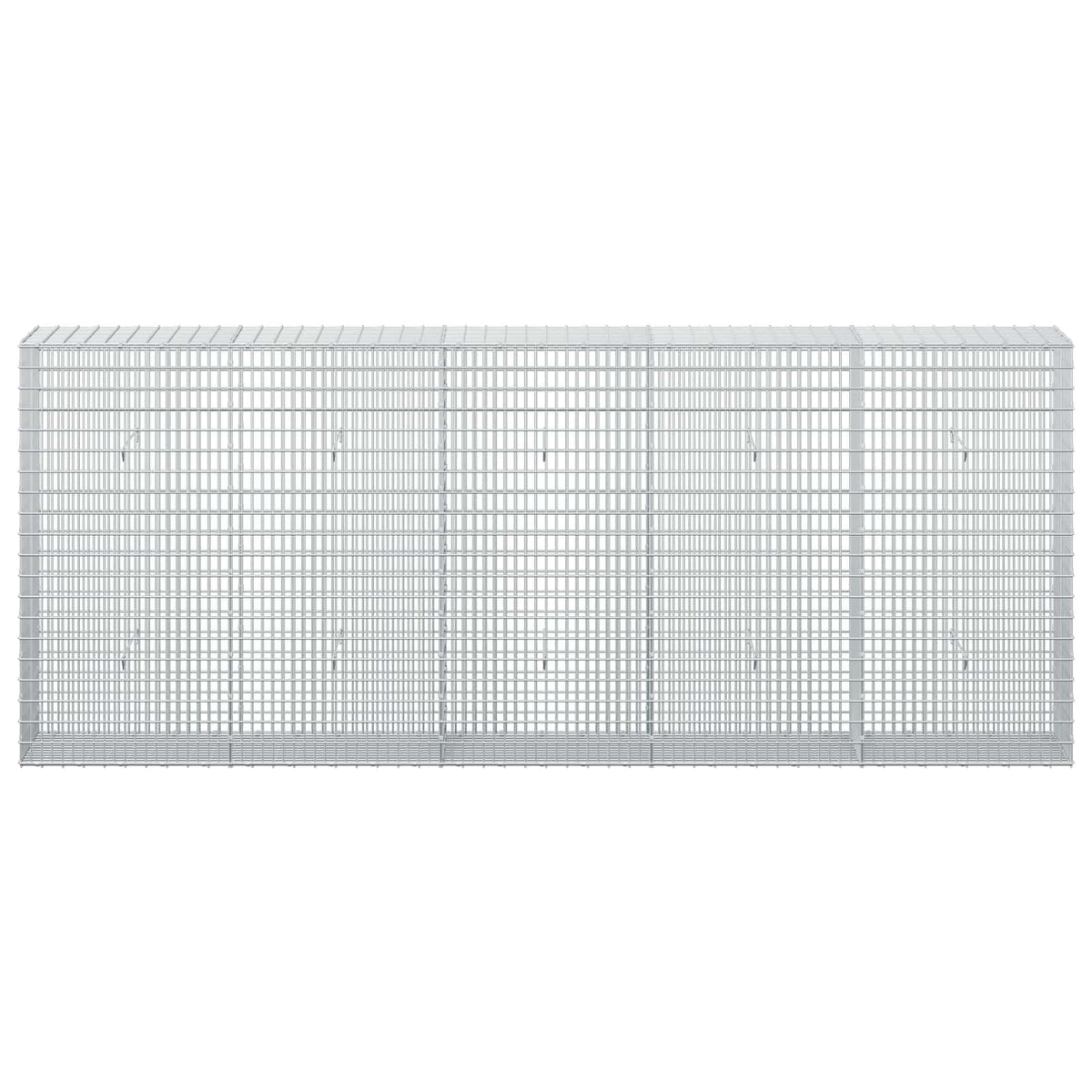 vidaXL Gabion z drutu 3,5 mm i siatką 5x2,5 cm 250x30x100 cm