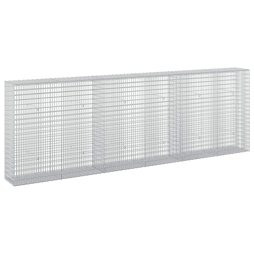 vidaXL Gabion z drutu 3,5 mm i siatką 5x2,5 cm 300x30x100 cm