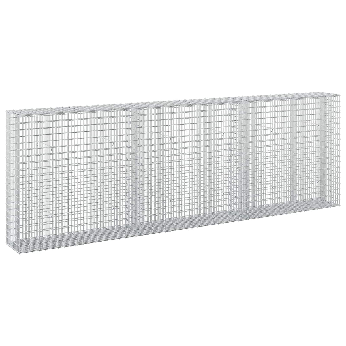 vidaXL Gabion z drutu 3,5 mm i siatką 5x2,5 cm 300x30x100 cm