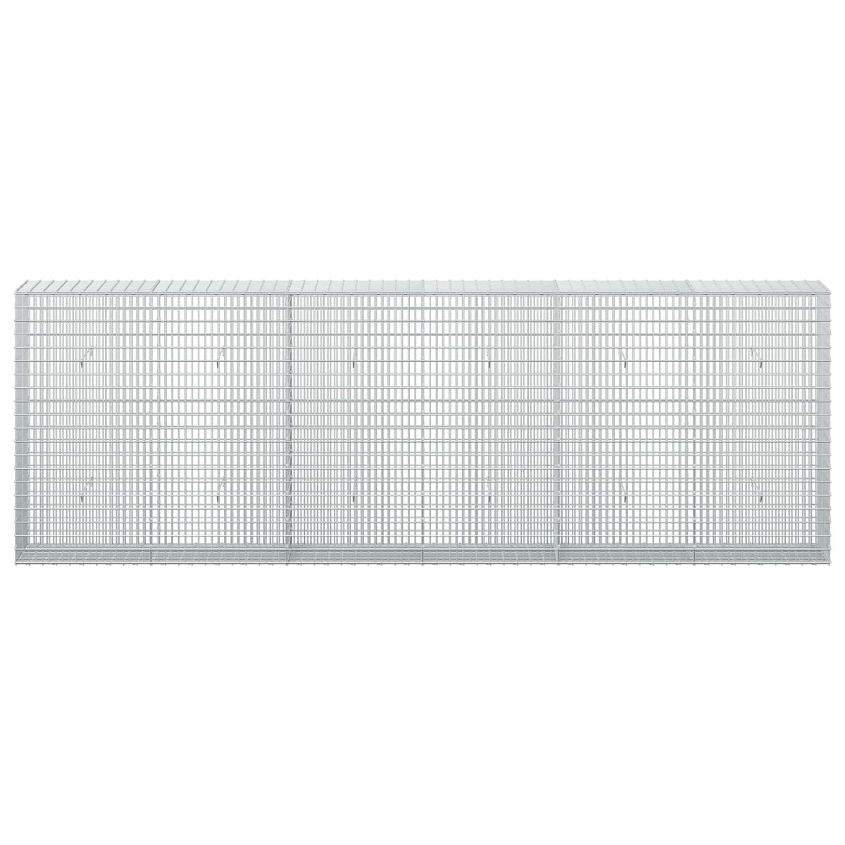 vidaXL Gabion z drutu 3,5 mm i siatką 5x2,5 cm 300x30x100 cm