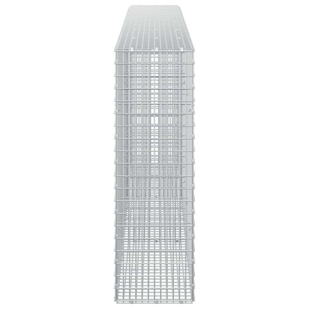 vidaXL Gabion z drutu 3,5 mm i siatką 5x2,5 cm 300x30x100 cm