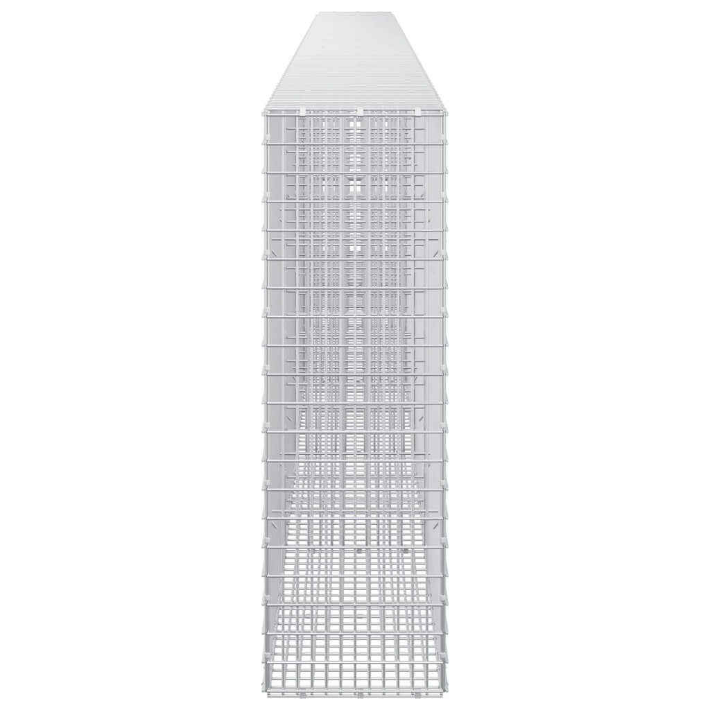 vidaXL Gabion z drutu 3,5 mm i siatką 5x2,5 cm 600x30x100 cm