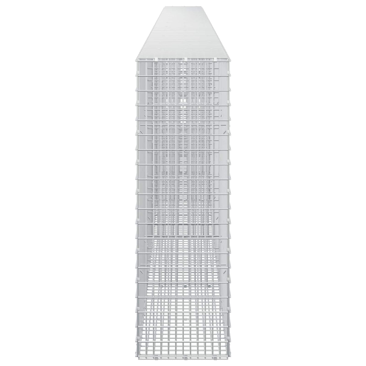 vidaXL Gabion z drutu 3,5 mm i siatką 5x2,5 cm 650x30x100 cm