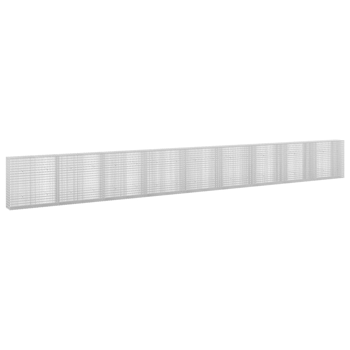 vidaXL Gabion z drutu 3,5 mm i siatką 5x2,5 cm 900x30x100 cm