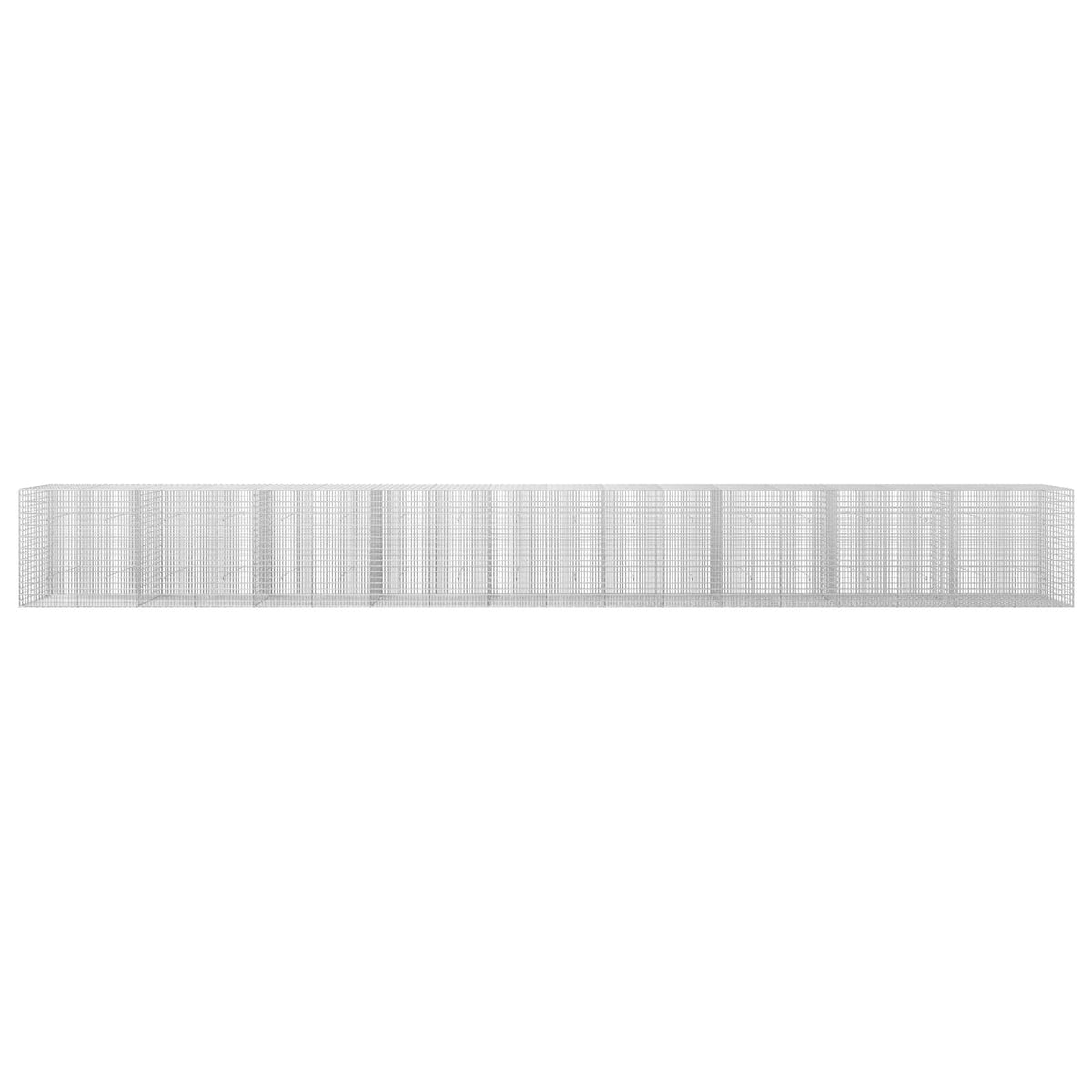 vidaXL Gabion z drutu 3,5 mm i siatką 5x2,5 cm 900x30x100 cm