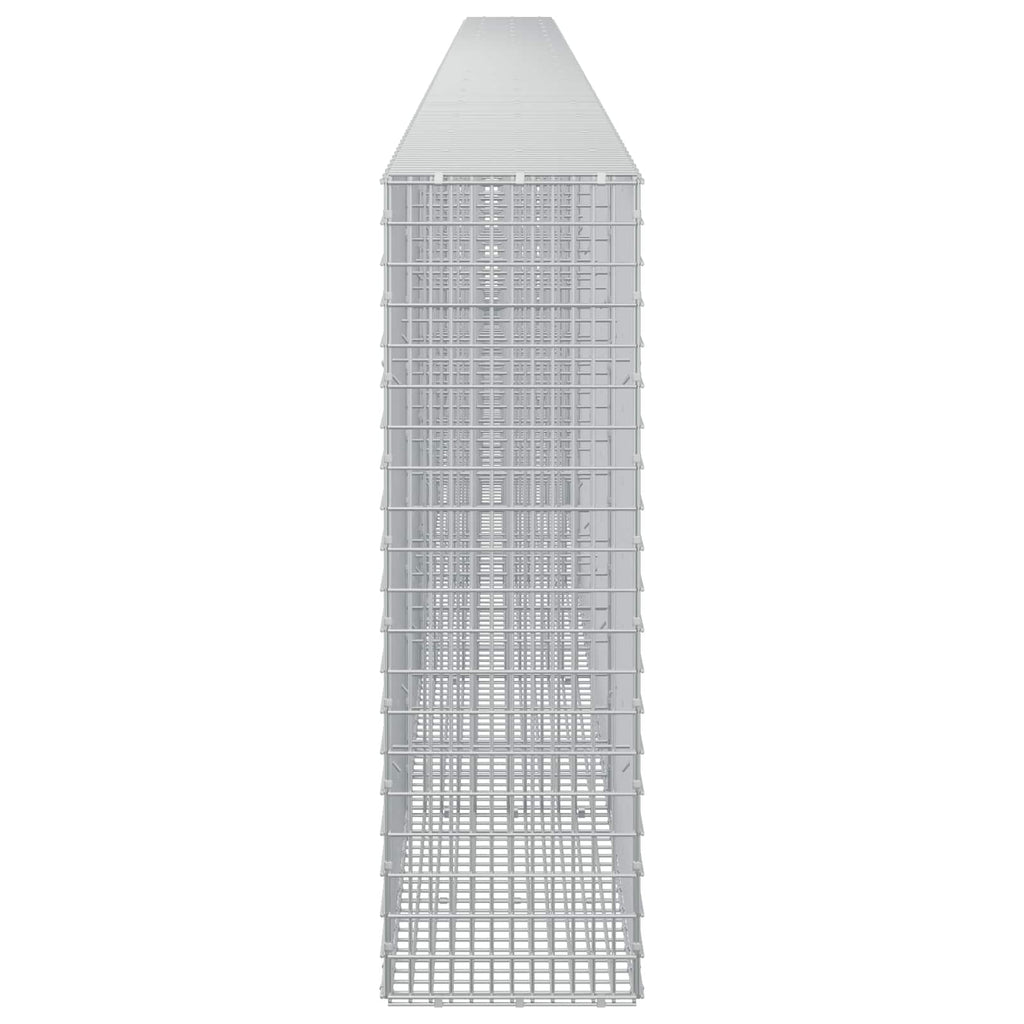 vidaXL Gabion z drutu 3,5 mm i siatką 5x2,5 cm 900x30x100 cm
