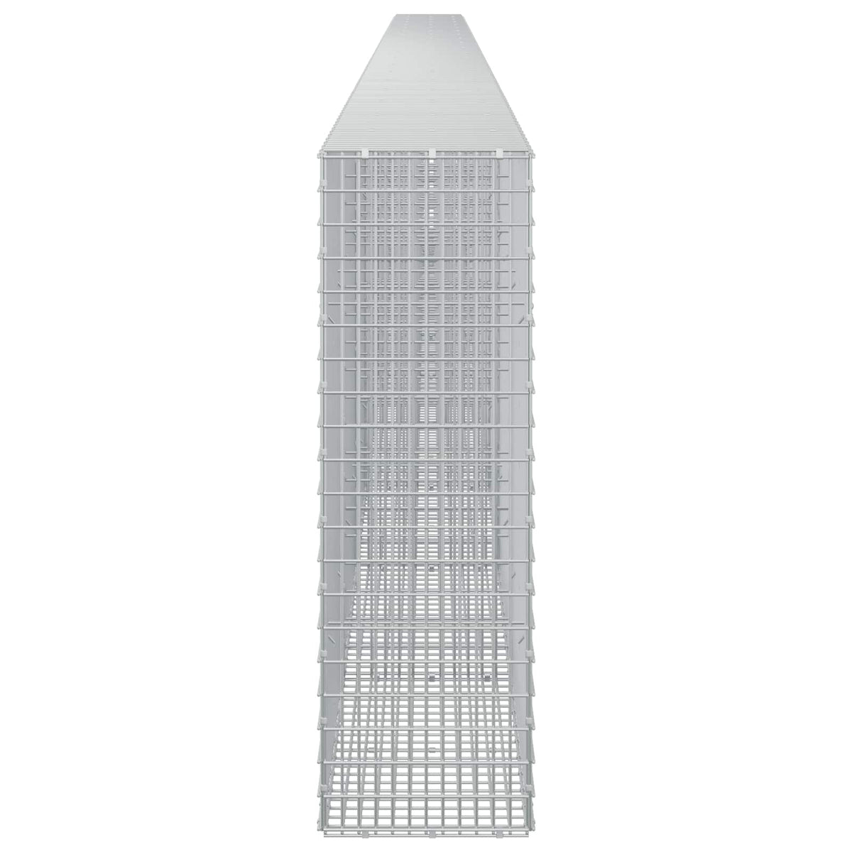 vidaXL Gabion z drutu 3,5 mm i siatką 5x2,5 cm 1000x30x100 cm