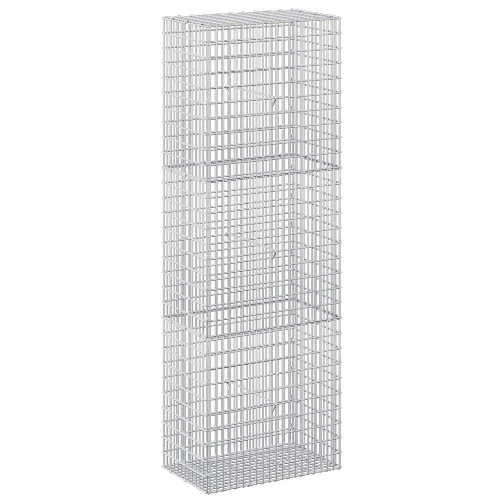 vidaXL Gabion z drutu 3,5 mm i siatką 5x2,5 cm 50x30x150 cm