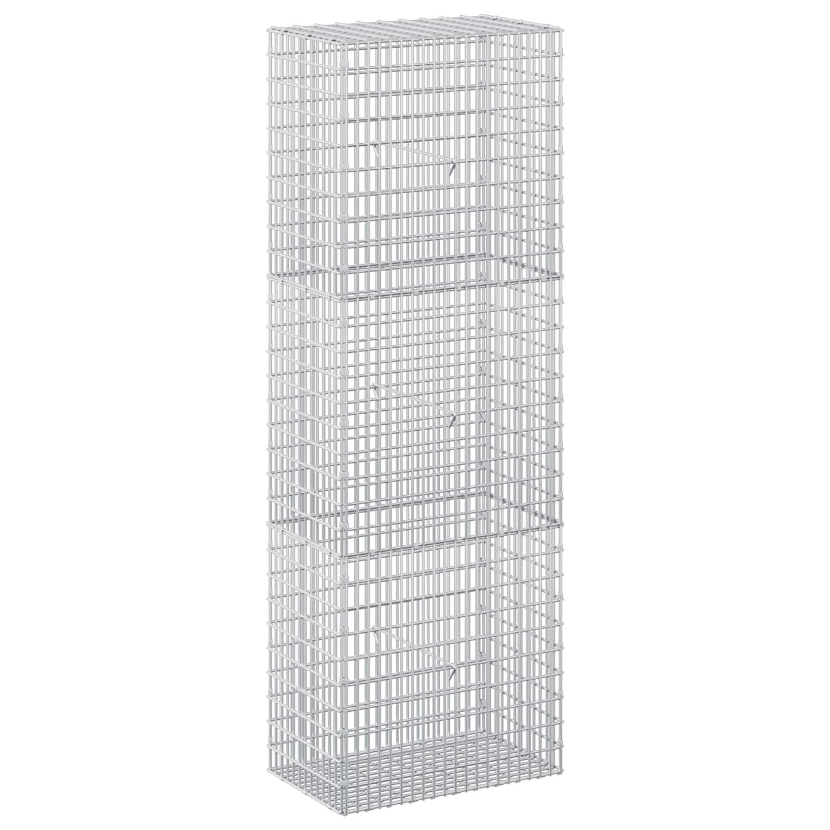 vidaXL Gabion z drutu 3,5 mm i siatką 5x2,5 cm 50x30x150 cm