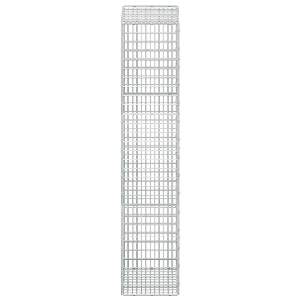 vidaXL Gabion z drutu 3,5 mm i siatką 5x2,5 cm 50x30x150 cm