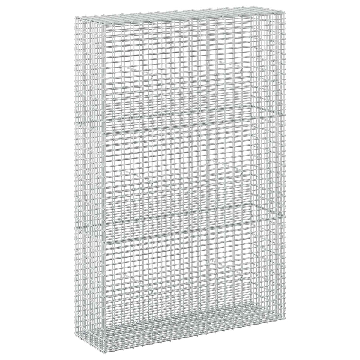 vidaXL Gabion z drutu 3,5 mm i siatką 5x2,5 cm 100x30x150 cm