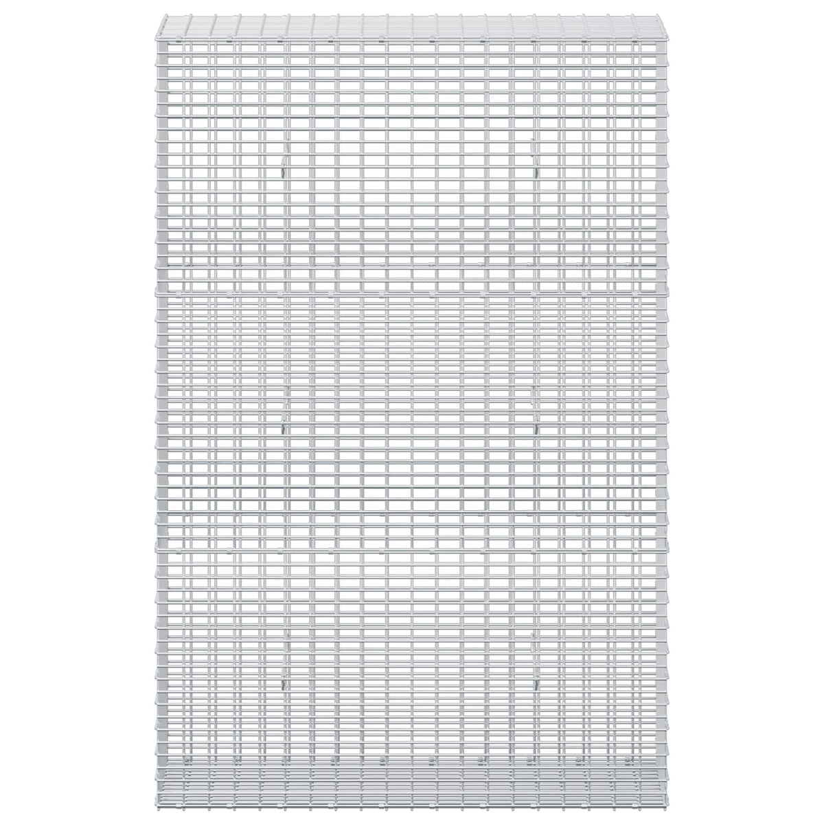 vidaXL Gabion z drutu 3,5 mm i siatką 5x2,5 cm 100x30x150 cm