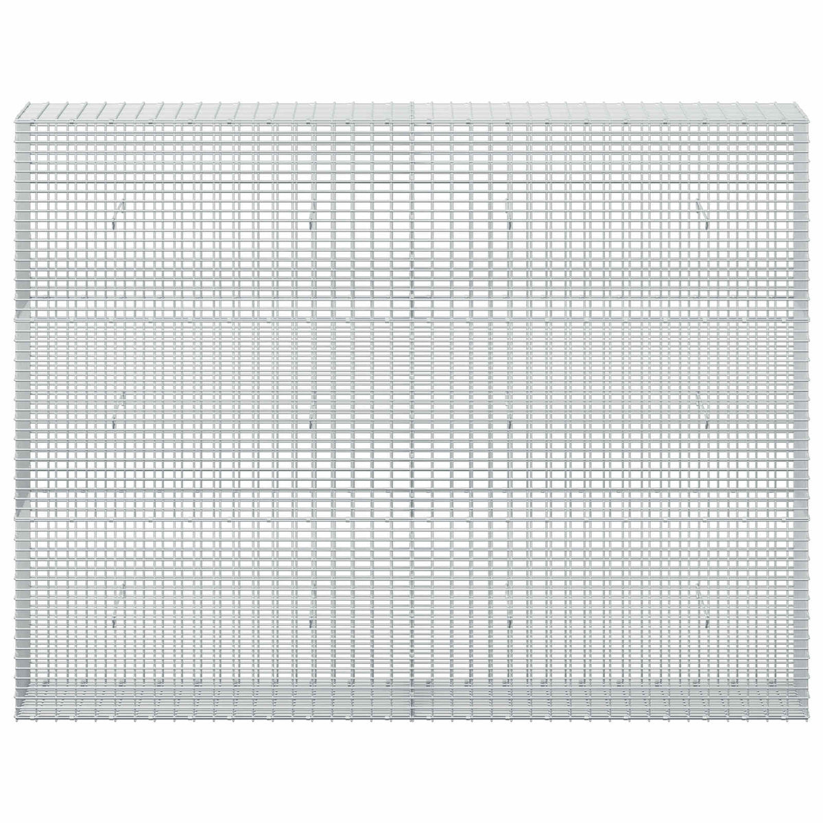 vidaXL Gabion z drutu 3,5 mm i siatką 5x2,5 cm 200x30x150 cm