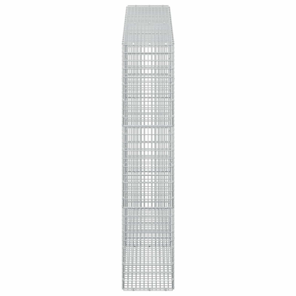 vidaXL Gabion z drutu 3,5 mm i siatką 5x2,5 cm 200x30x150 cm