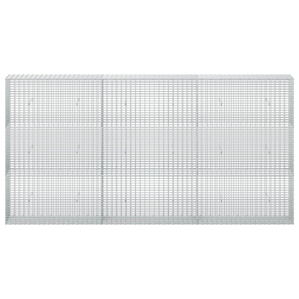 vidaXL Gabion z drutu 3,5 mm i siatką 5x2,5 cm 300x30x150 cm