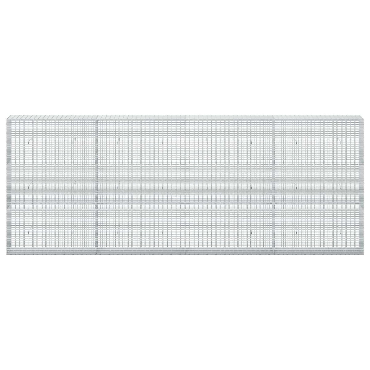vidaXL Gabion z drutu 3,5 mm i siatką 5x2,5 cm 400x30x150 cm