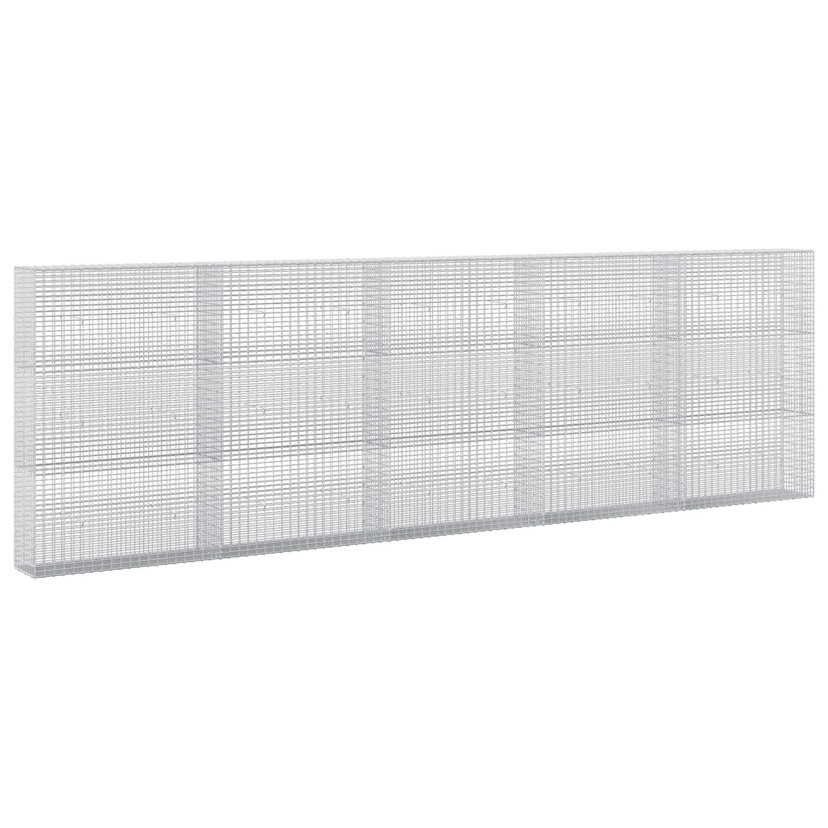 vidaXL Gabion z drutu 3,5 mm i siatką 5x2,5 cm 500x30x150 cm