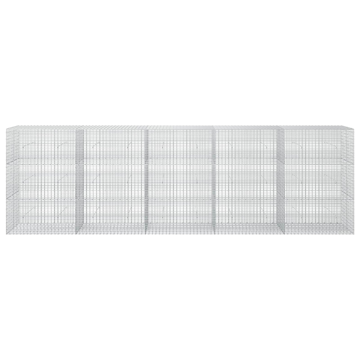 vidaXL Gabion z drutu 3,5 mm i siatką 5x2,5 cm 500x30x150 cm