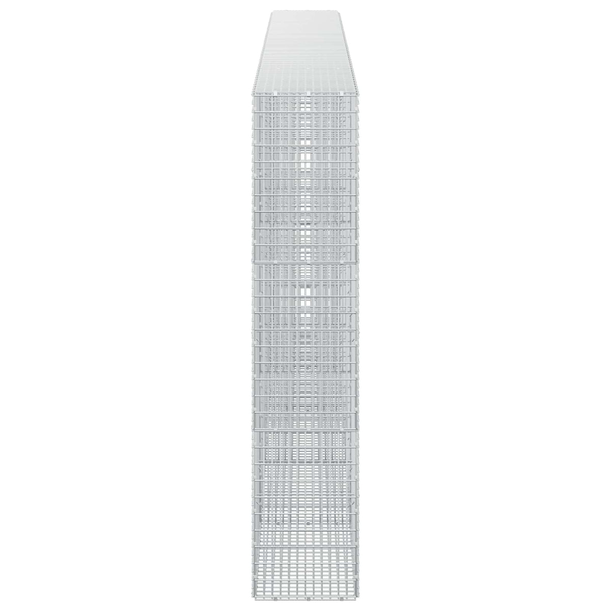 vidaXL Gabion z drutu 3,5 mm i siatką 5x2,5 cm 500x30x150 cm