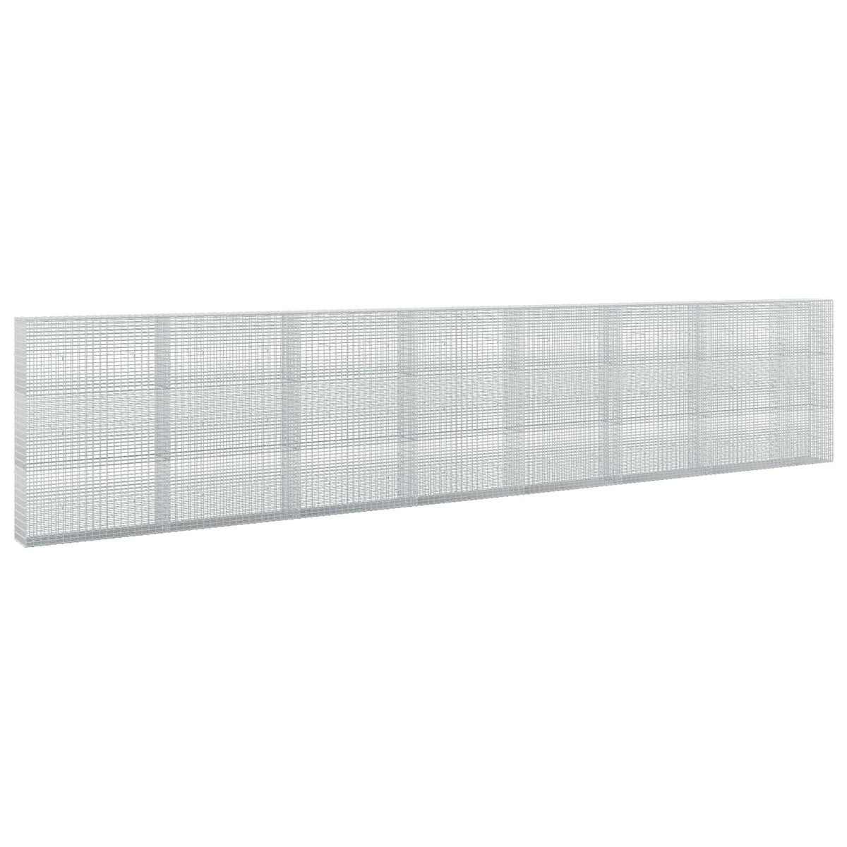 vidaXL Gabion z drutu 3,5 mm i siatką 5x2,5 cm 750x30x150 cm