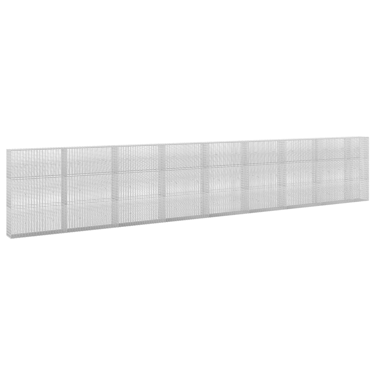 vidaXL Gabion z drutu 3,5 mm i siatką 5x2,5 cm 850x30x150 cm