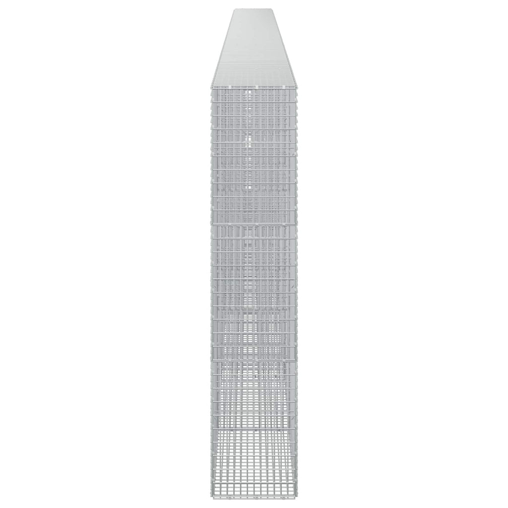 vidaXL Gabion z drutu 3,5 mm i siatką 5x2,5 cm 900x30x150 cm