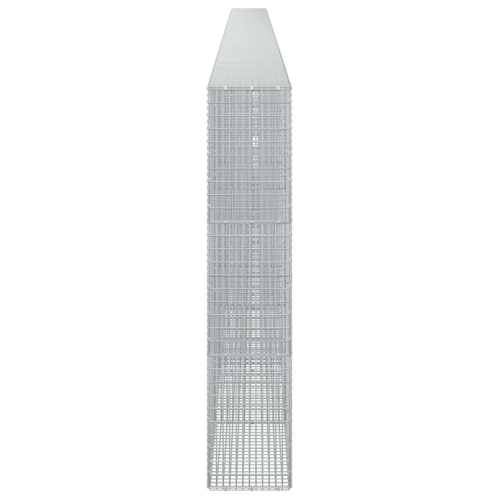 vidaXL Gabion z drutu 3,5 mm i siatką 5x2,5 cm 1000x30x150 cm