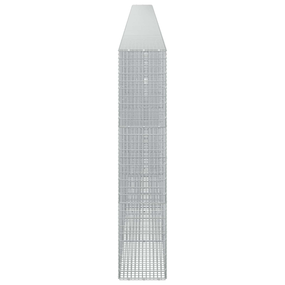 vidaXL Gabion z drutu 3,5 mm i siatką 5x2,5 cm 1000x30x150 cm