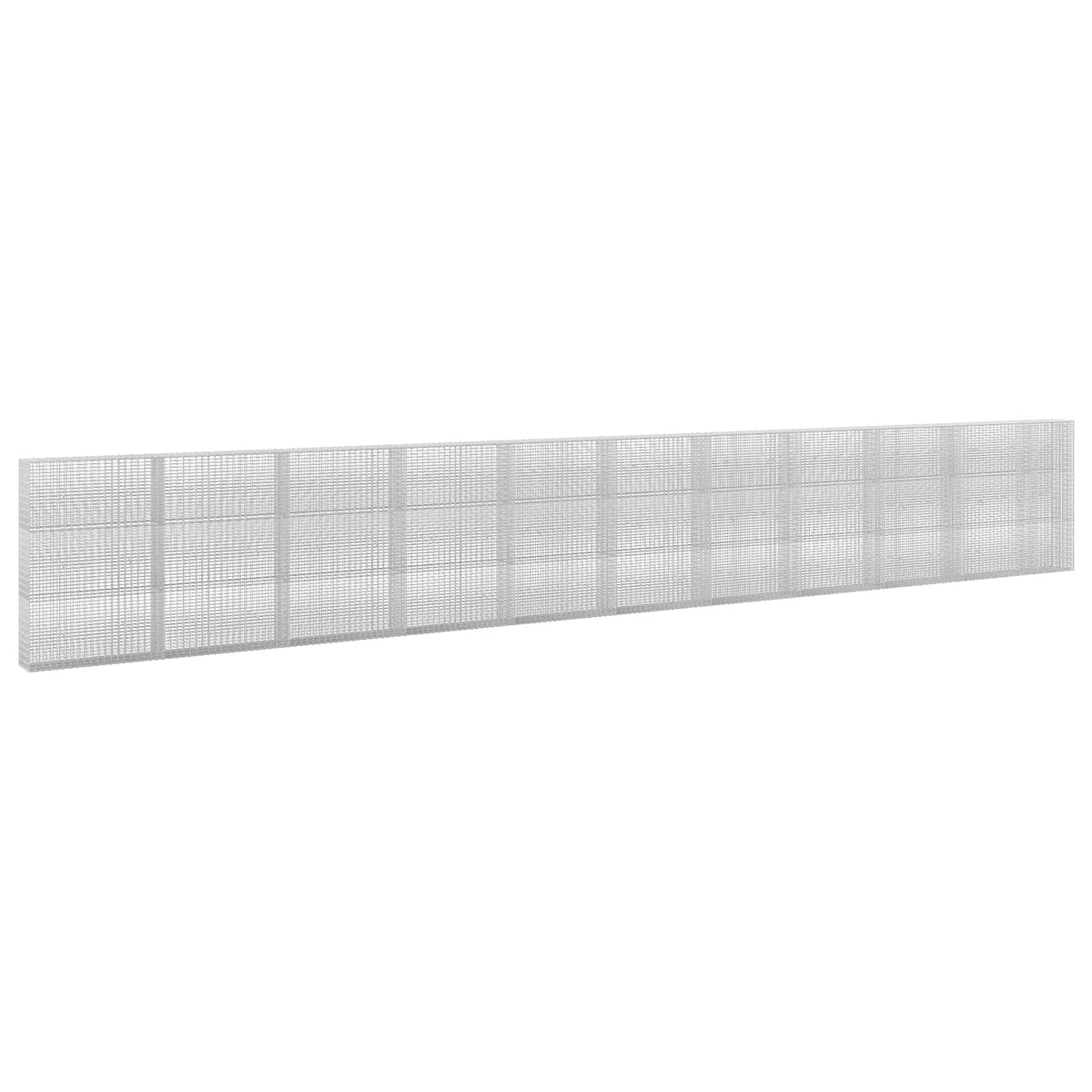 vidaXL Gabion z drutu 3,5 mm i siatką 5x2,5 cm 1050x30x150 cm