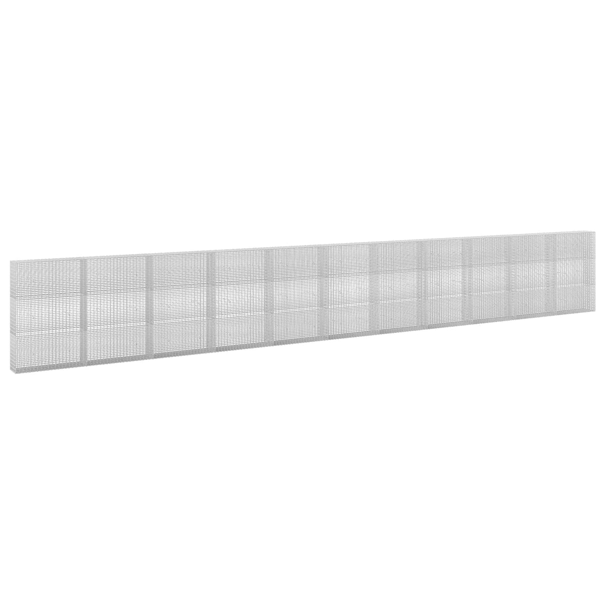vidaXL Gabion z drutu 3,5 mm i siatką 5x2,5 cm 1100x30x150 cm