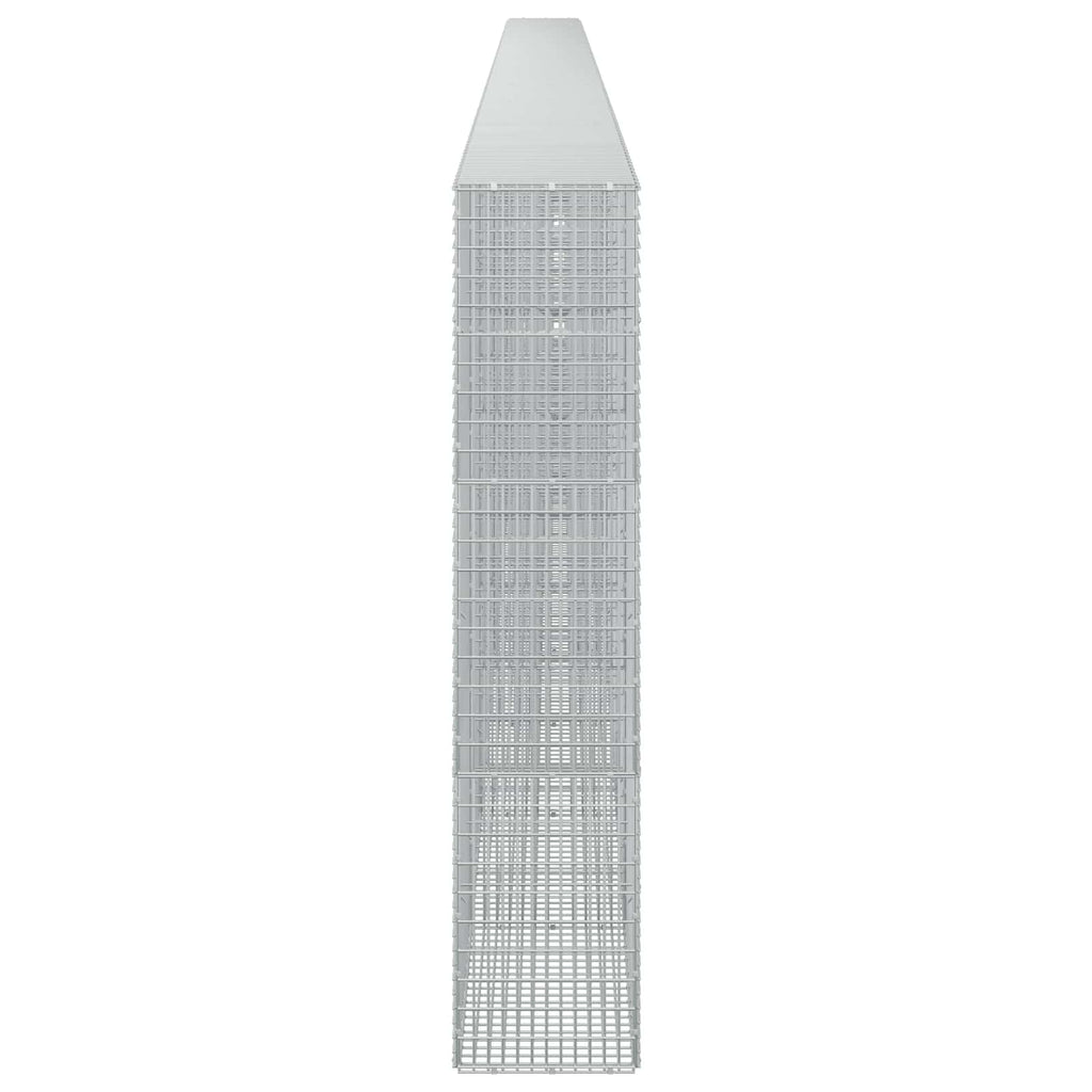 vidaXL Gabion z drutu 3,5 mm i siatką 5x2,5 cm 1100x30x150 cm