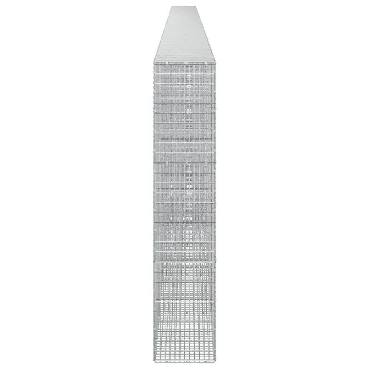 vidaXL Gabion z drutu 3,5 mm i siatką 5x2,5 cm 1100x30x150 cm