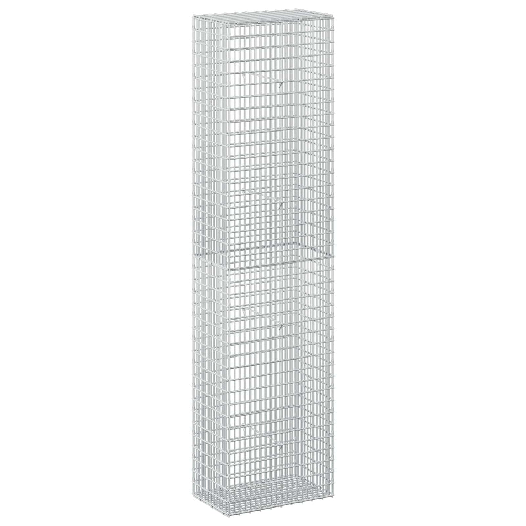 vidaXL Gabion z drutu 3,5 mm i siatką 5x2,5 cm 50x30x200 cm