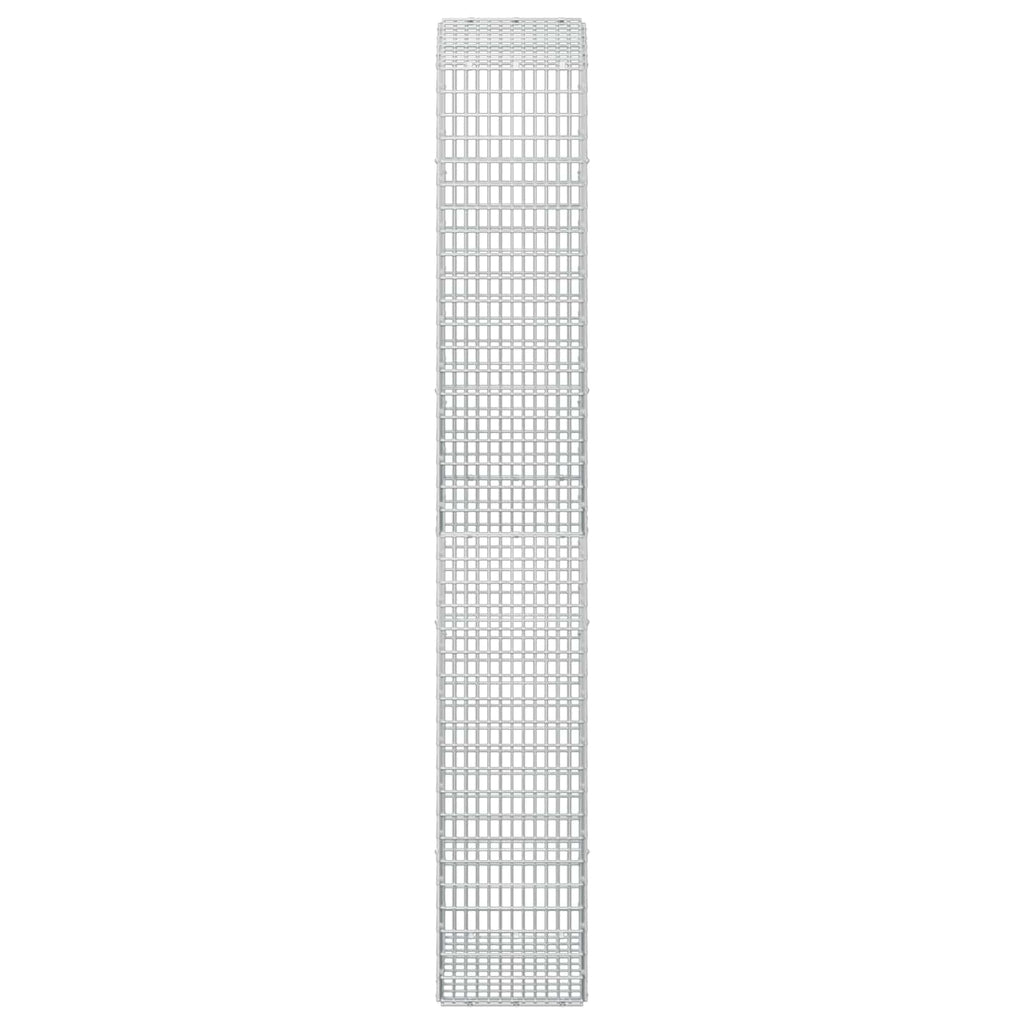 vidaXL Gabion z drutu 3,5 mm i siatką 5x2,5 cm 50x30x200 cm