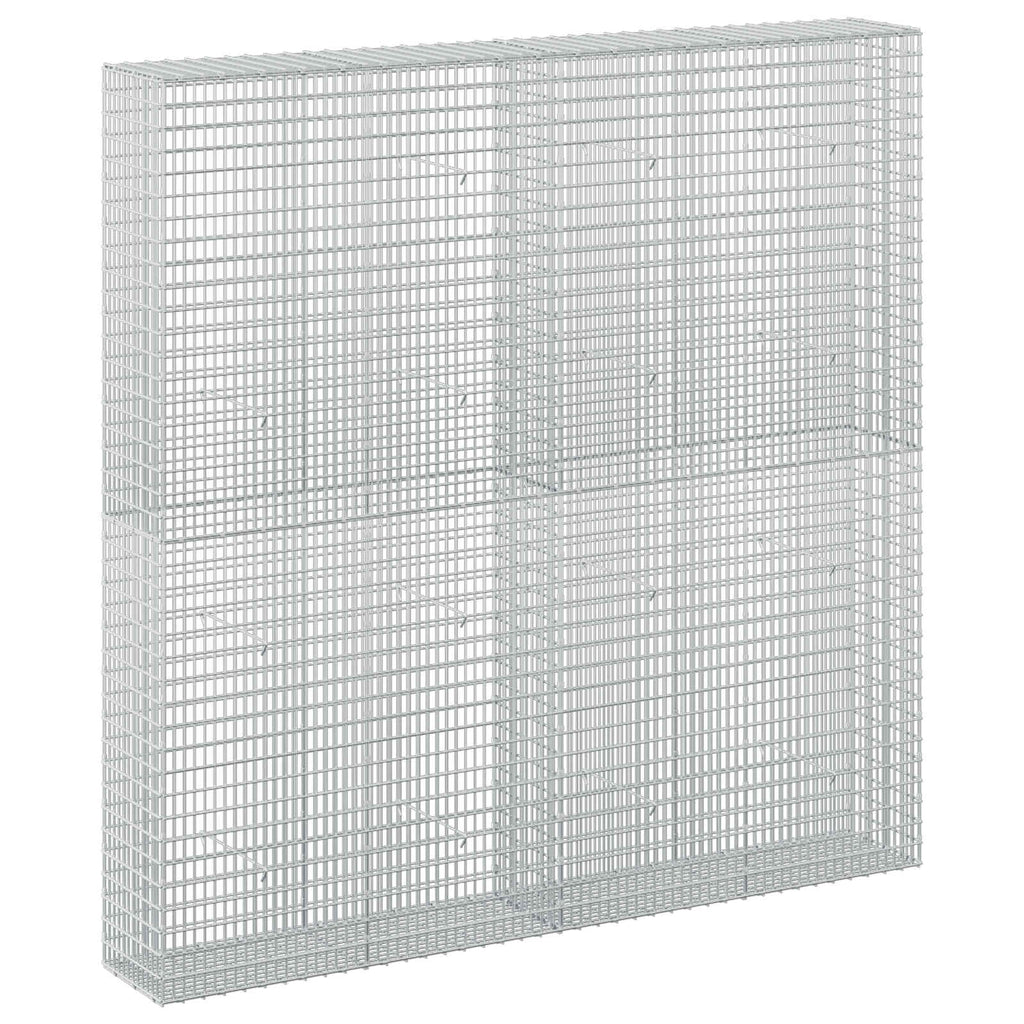 vidaXL Gabion z drutu 3,5 mm i siatką 5x2,5 cm 200x30x200 cm
