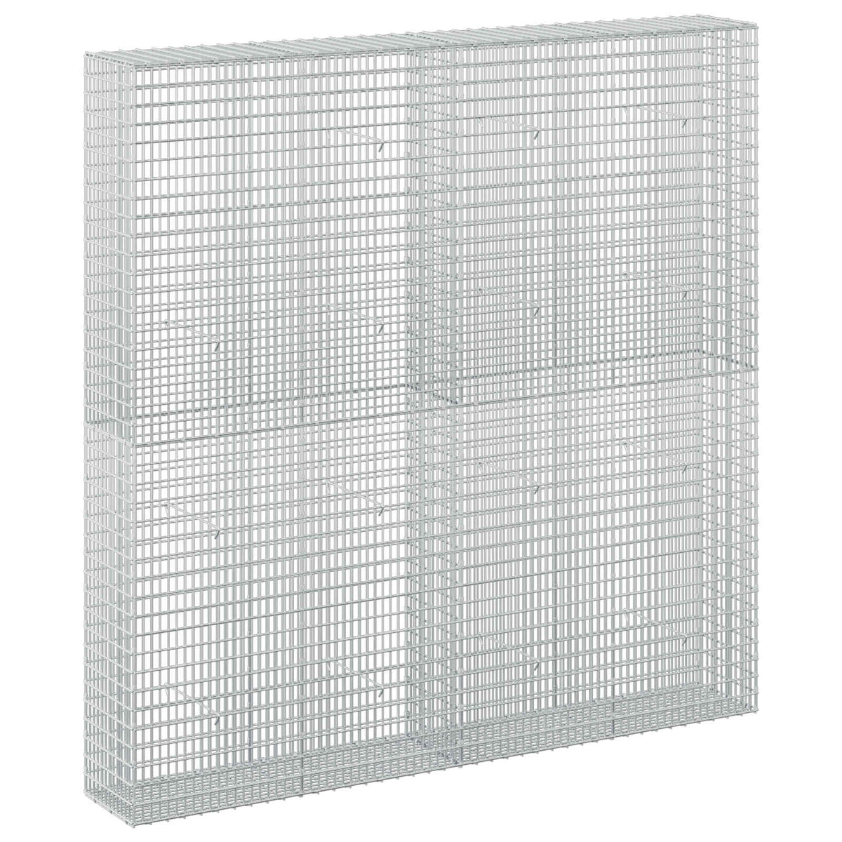 vidaXL Gabion z drutu 3,5 mm i siatką 5x2,5 cm 200x30x200 cm