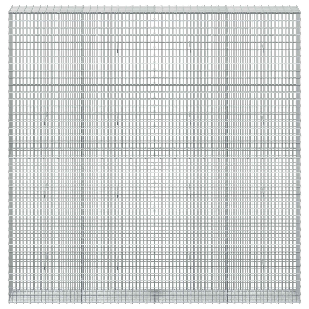 vidaXL Gabion z drutu 3,5 mm i siatką 5x2,5 cm 200x30x200 cm