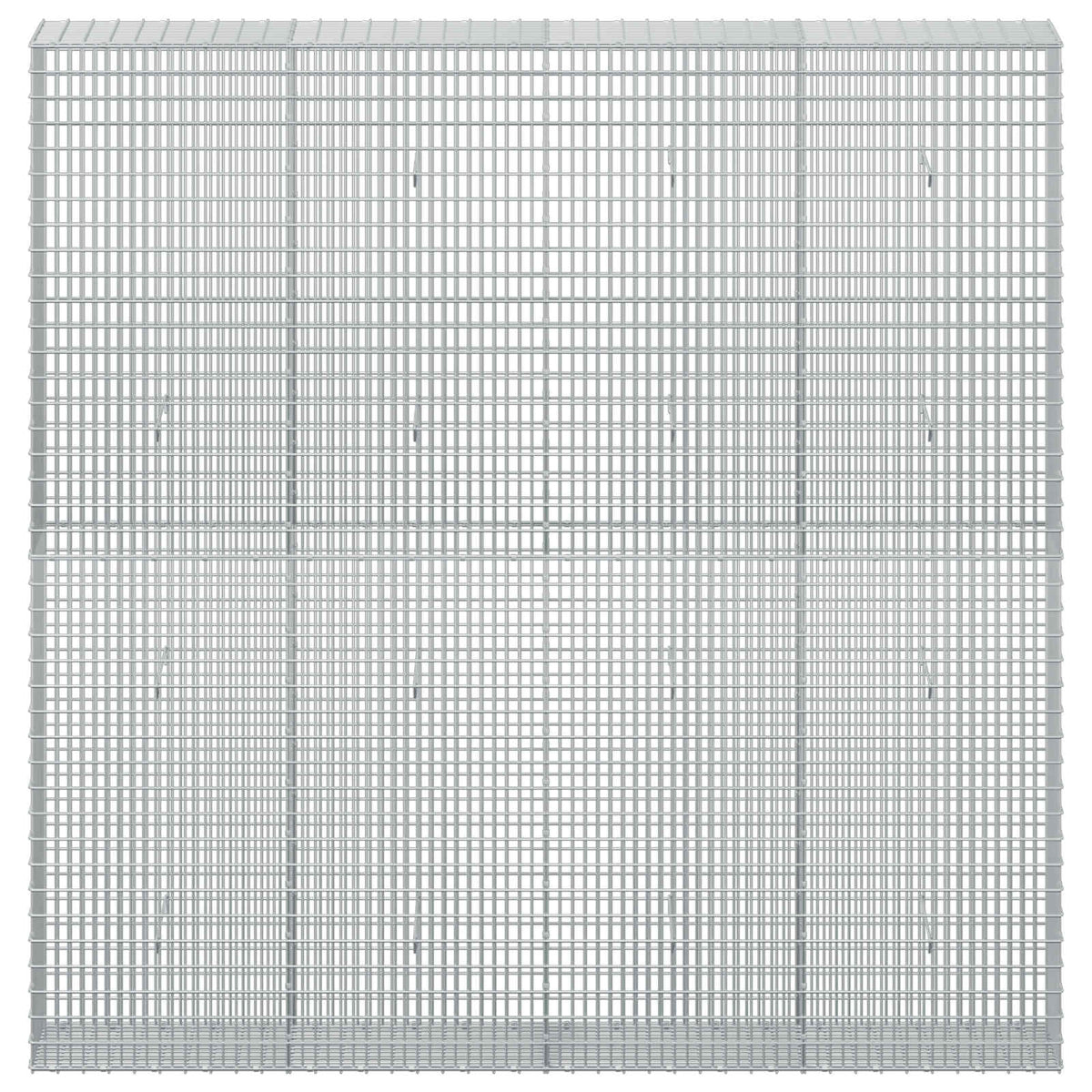 vidaXL Gabion z drutu 3,5 mm i siatką 5x2,5 cm 200x30x200 cm